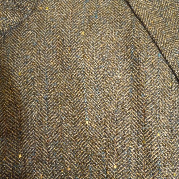CHRISTIAN Brothers Sports Jacket Blazer Gray Speckled Wool Herringbone Tweed 46L - Picture 12 of 12
